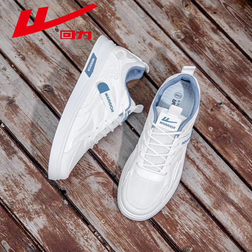 回力鞋子男款春季轻薄透气板鞋运动防臭薄款男士网面鞋小白鞋男款 商品图2