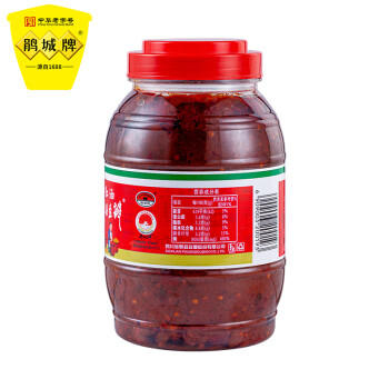 鹃城牌 红油郫县豆瓣酱1200g 餐饮大包装 辣椒酱 中华老字号 /粮油调味 /调味品 /烹饪酱 商品图0