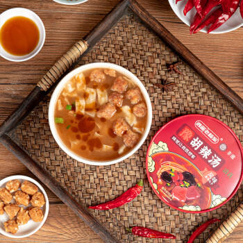 逍遥老杨家逍遥镇镇胡辣汤金汤丸子80克*6桶整箱河南特产正宗胡辣汤 /粮油调味 /方便食品 /速食汤 商品图1