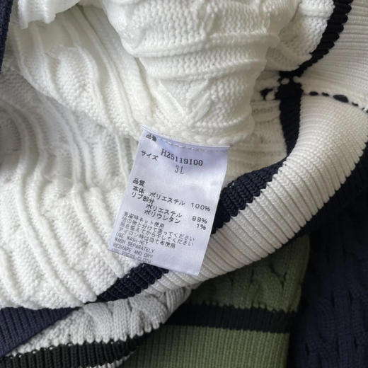 日单正品卡拉威高尔夫针织马甲
白色3L 灰色M L LL 3L 军绿色L 深蓝色3L 各几件
原价12000日元
M 胸围96 L 胸围102 LL 胸围108 3L 胸围114 商品图10