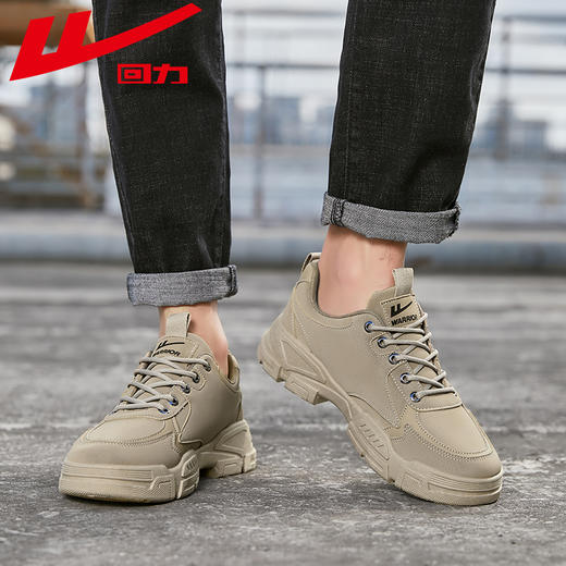 回力男鞋春季低帮潮鞋早春新款工地户外休闲复古劳保鞋男士马丁靴 商品图4
