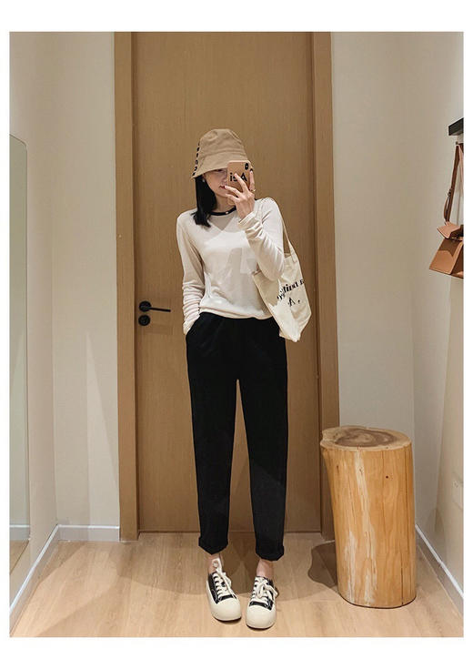 意大利米兰客供萝卜裤 垂顺版型 舒适透气 定制面料！不显胯宽！ 商品图2