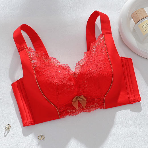 【健康呵护❗️7A温变承托内衣】根据人体工学结构而裁制，月牙胸托聚拢，上身真好穿！女小胸显大不空杯内衣调整型防下垂收副乳文胸罩 商品图8