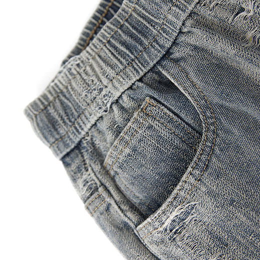 【新品上新】HX 夏季水洗直筒牛仔长裤C201520038101 商品图4