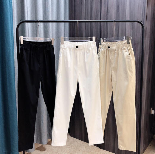 送8元退货运费【天丝棉意大利米兰客供萝卜裤】娜娜 赵丽颖 杨幂同款 超推荐非常棒!不显胯宽!可以穿得很女人、很休闲 两款任选 商品图1