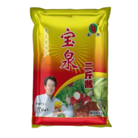 宝泉   大豆酱2斤装 东北特产 宝泉岭黄豆酱蘸酱熟酱拌面拌饭 /粮油调味 /调味品 /烹饪酱