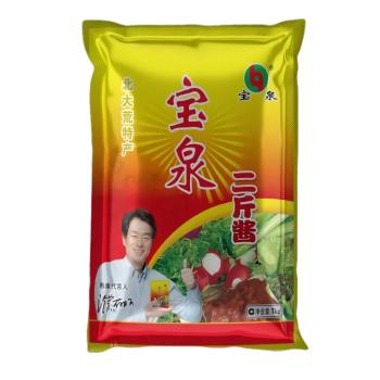 宝泉   大豆酱2斤装 东北特产 宝泉岭黄豆酱蘸酱熟酱拌面拌饭 /粮油调味 /调味品 /烹饪酱 商品图0