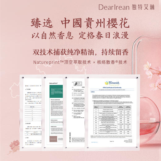 【教师节七夕礼遇季】独特艾琳 樱花香氛沐浴露洗护套装礼盒女生日伴手礼-浪漫悸动香氛礼盒 商品图4