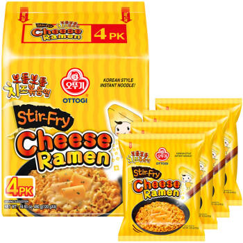 不倒翁嗨拉面125g*4袋 韩国进口 香辣韩式拉面方便面 泡面夜宵 速食 /粮油调味 /方便食品 /方便面 商品图4