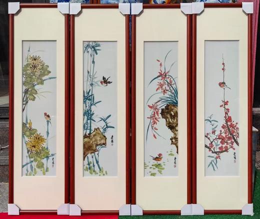 花鸟四条屏 商品图0