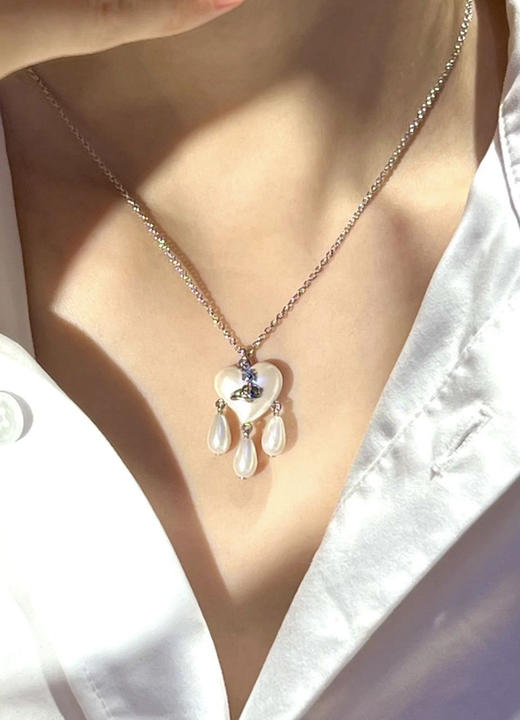 现货 THS-无 西太后家 猫爪珍珠项链 CU1300 商品图1