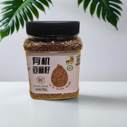 生态小镇有机亚麻籽 500g/罐 商品图0