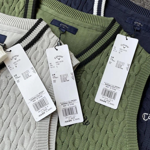 日单正品卡拉威高尔夫针织马甲
白色3L 灰色M L LL 3L 军绿色L 深蓝色3L 各几件
原价12000日元
M 胸围96 L 胸围102 LL 胸围108 3L 胸围114 商品图7