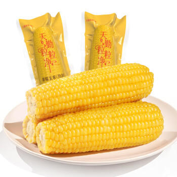 天勤粒粒净有机黄糯玉米8穗*220g（3.5斤）玉米棒低脂玉米真空包装早餐代餐 /粮油调味 /杂粮 /谷米类 商品图1