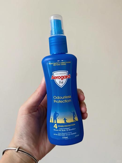 【多妈团购aerogard驱蚊水2瓶到手49.9】再不怕蚊虫咬了，《爸爸去哪儿》同款驱蚊水，温和不刺激，防蚊防敏，无色、不油腻，不含芳香剂-金克丝 商品图5