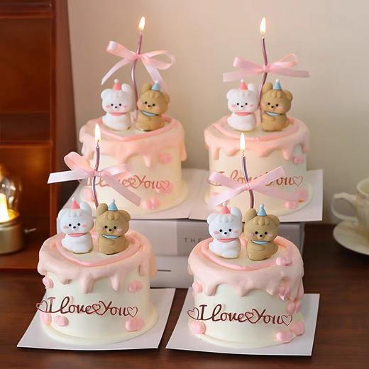［情人节必备］💕网红抱抱熊同款场景装饰蛋糕💕 商品图1