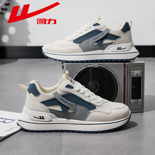 回力男士百搭春季新款低帮软底潮鞋运动跑步鞋男士潮流轻便休闲鞋 商品图1