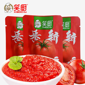 笑厨（XIAOCHU）新疆番茄酱30g*15袋/盒配料只有（鲜番茄）0添加剂意面薯条调味酱 /粮油调味 /调味品 /西式酱料 商品图1