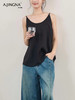 【特价不退换】阿菁娜苎麻天丝宽松时髦百搭吊带背心F30X201003 商品缩略图1