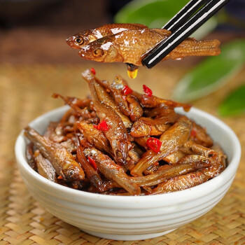 田野故事 下饭菜湖南特产农家柴火鱼仔香辣小鱼仔即食下饭菜230g /粮油调味 /调味品 /榨菜/酱腌菜 商品图2