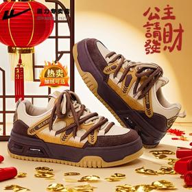 回力小白鞋女鞋2025新款爆款冬季厚底加绒百搭鞋子女休闲运动板鞋