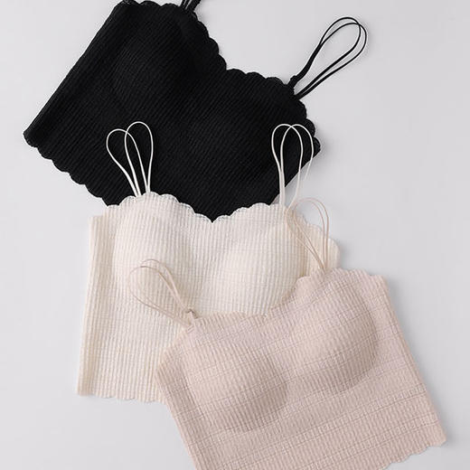 「K」洛诗琳43953气质简约美背2025夏季新款一体式美背内衣1093 商品图4