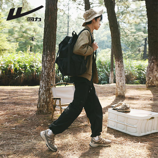 回力男鞋登山鞋秋冬季新款加绒保暖情侣户外徒步鞋子男防水运动鞋 商品图4