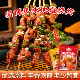 味仙居淄博风味烧烤料撒料腌料蘸料五香孜然粉香辣调料包20g*20袋 /粮油调味 /调味品 /复合调味料