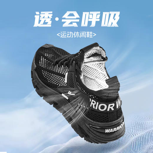 回力男鞋春季透气薄款运动鞋新款镂空网面鞋子轻便软底减震跑步鞋WXY(S)-4077C 商品图3