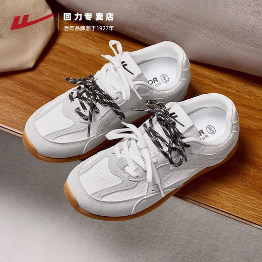 回力女鞋2025新款春季复古休闲运动板鞋芭蕾德训鞋运动小白鞋子女 商品图0