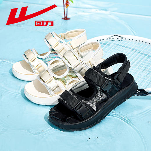 回力女鞋2024秋季新款休闲防滑大底软弹凉鞋潮流时尚百搭清凉鞋女 商品图4