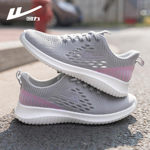 回力女鞋妈妈鞋2025新款软底运动休闲鞋女款中老年网面透气健步鞋 商品图1