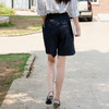 谜底A字型短裤女士2025夏季新品百搭宽松高腰休闲裤子25BMK5001 商品缩略图2