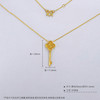 【限时克减150元】足金999 #CNC #时来运转 【精品】5G黄金镂空影底可转动转韵·时光小雏菊钥匙调节套链(BN5GTL00001)（预售产品下单后不退款不退货不换货不补差价） 商品缩略图5