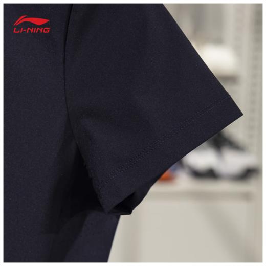 李宁短袖POLO衫女子2025赞助国家队系列商务休闲翻领T恤APLV440 商品图4
