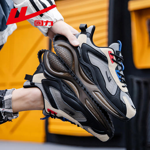 回力男鞋春季新款潮鞋运动透气休闲青年百搭低帮跑步鞋软底运动鞋 商品图2