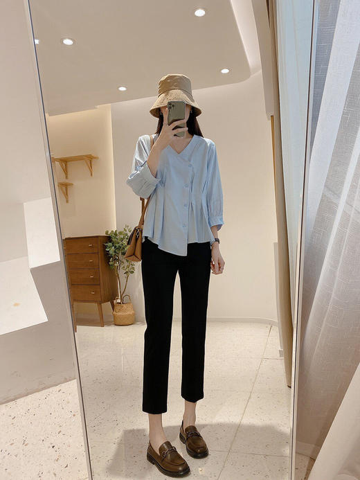 送8元退货运费【天丝棉意大利米兰客供萝卜裤】娜娜 赵丽颖 杨幂同款 超推荐非常棒!不显胯宽!可以穿得很女人、很休闲 两款任选 商品图8