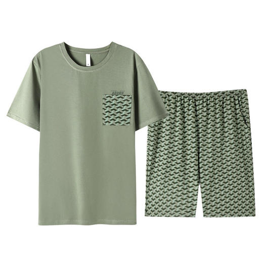 睡衣男士莫代尔夏季短袖短裤家居服轻运动风舒适凉爽可外穿套装    JL-LGA3043/LGA3044/LGA3045/LGA3046 商品图4