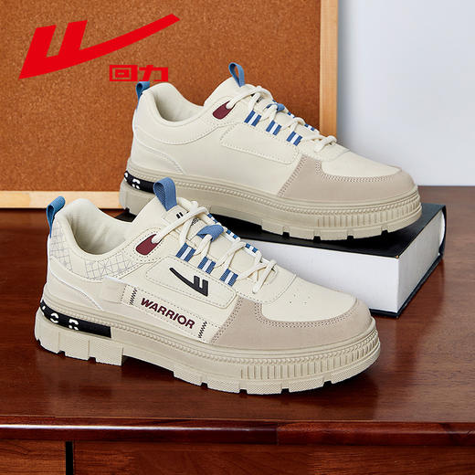 回力男鞋春季2025新款百搭爆款男士厚底工装运动休闲板鞋登山鞋子 商品图3