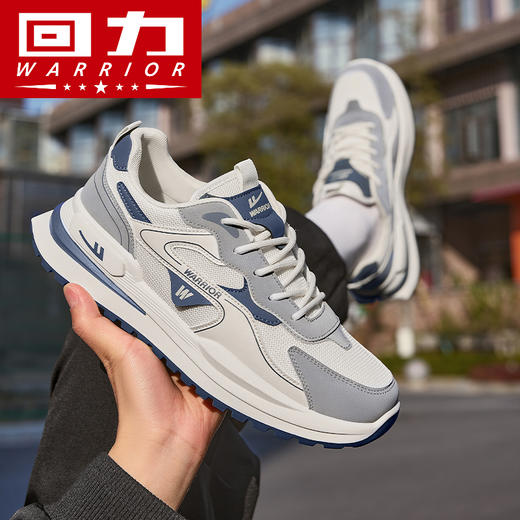 回力2025新款软底网面鞋男鞋休闲鞋轻便运动男春秋潮鞋阿甘板鞋x 商品图2
