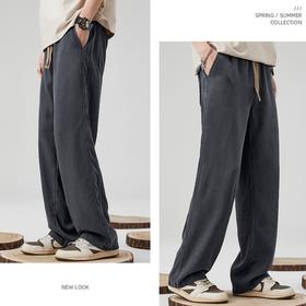 夏季百搭【莱赛尔天丝休闲裤】舒适百搭 直筒宽松  挺括有型 舒适透气