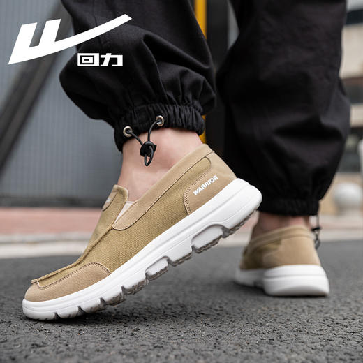 回力男鞋秋季防臭爸爸鞋软底透气时尚休闲鞋舒适懒人鞋老北京布鞋 商品图4