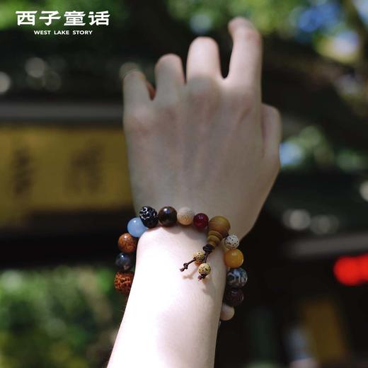 【灵隐景区直发 灵隐文创馆产品】灵隐三宝礼盒（灵隠十八籽手串、端午五彩绳、香囊） 商品图4