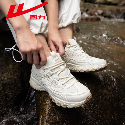 回力登山鞋男士低帮户外春季新款抓地网面越野专业徒步鞋子运动鞋 商品图4