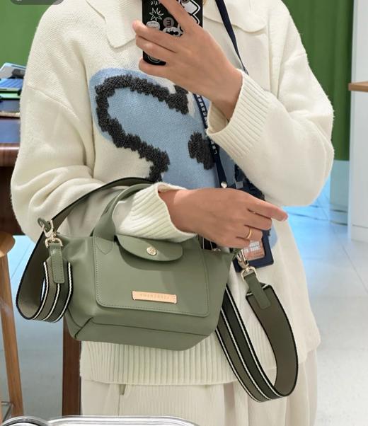 LC珑香 牛皮 饺子包手提包单肩斜挎包 特惠 Z-15346 商品图9