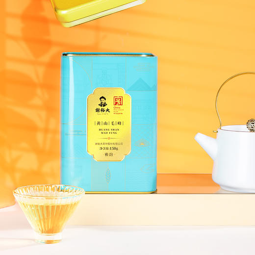 谢裕大 黄山毛峰雨前古法绿茶150g听装茶叶 雨前嫩芽 绿润鲜香 48小时发货 商品图2