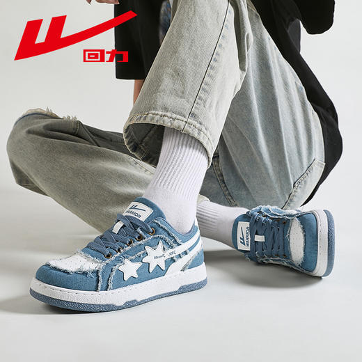 回力板鞋2025年春季新款小众星星鞋学生情侣款百搭低帮时尚潮流鞋 商品图2