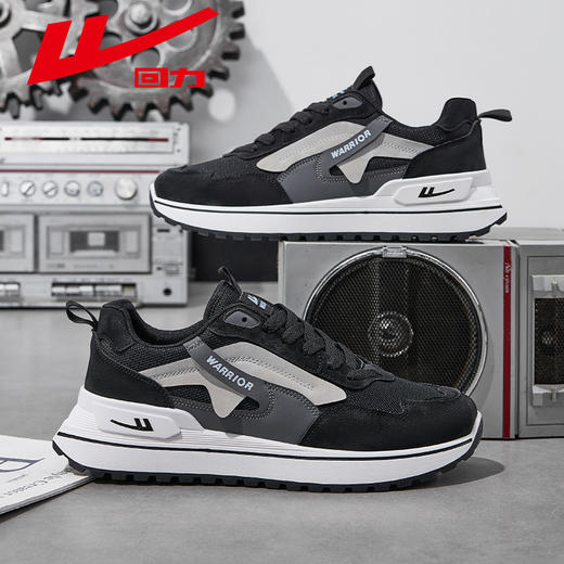 回力男鞋2025年早春季新款低帮跑步运动鞋软底减震潮流轻便休闲鞋 商品图2