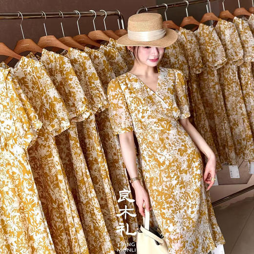 【部分现货】良木礼真丝连衣裙（540702） 商品图0