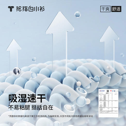 拇指白小衫凉感速干工装短裤无限系列 商品图2